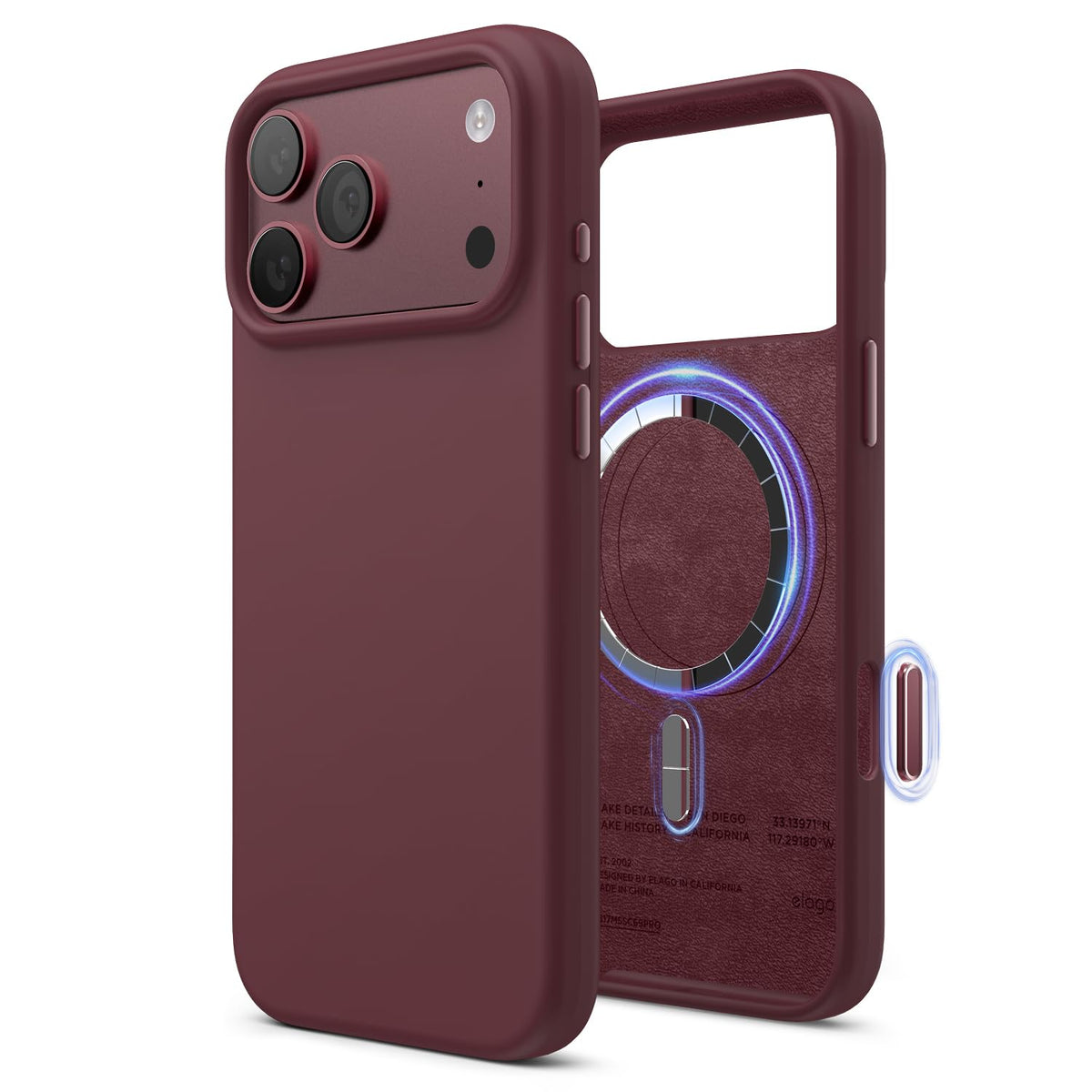 elago Premium Magnetic Silicone Case for iPhone Air Stone