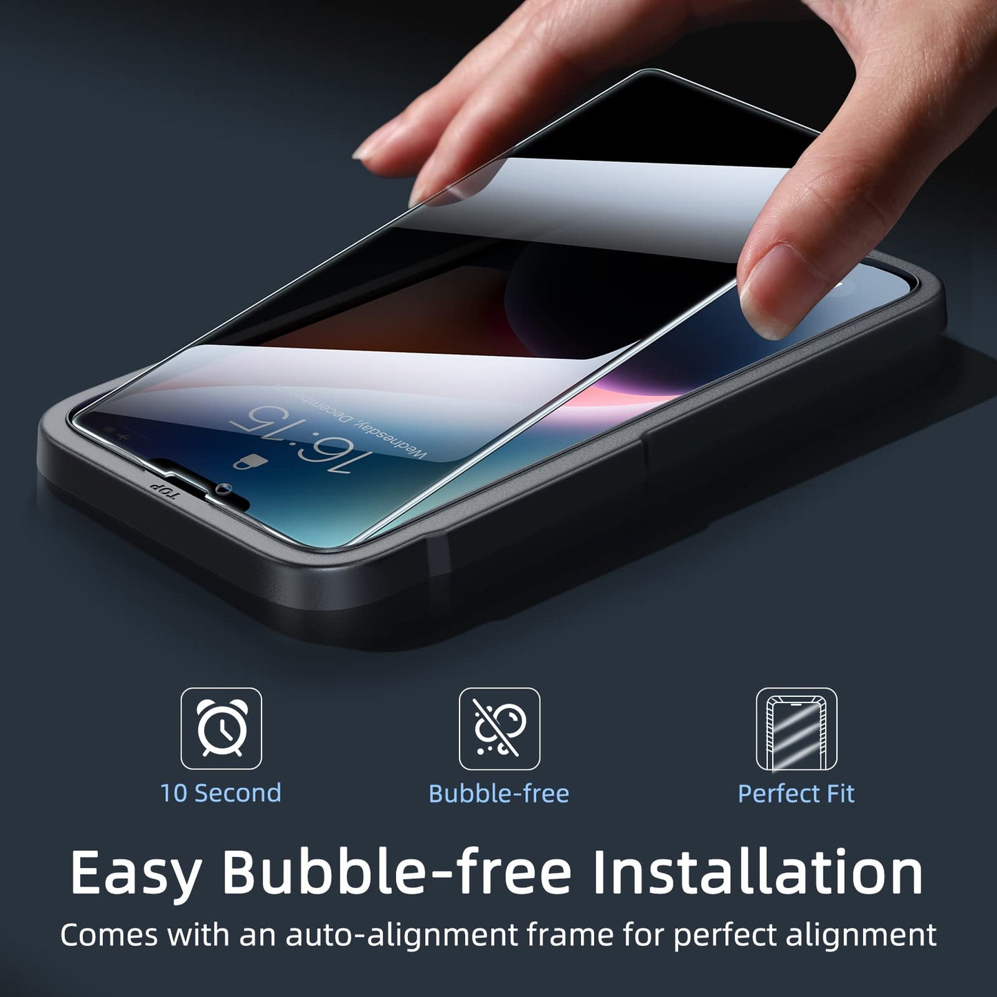Ruwa Guard: Privacy Screen Protector for iPhone 13/14 - Small Enterprise