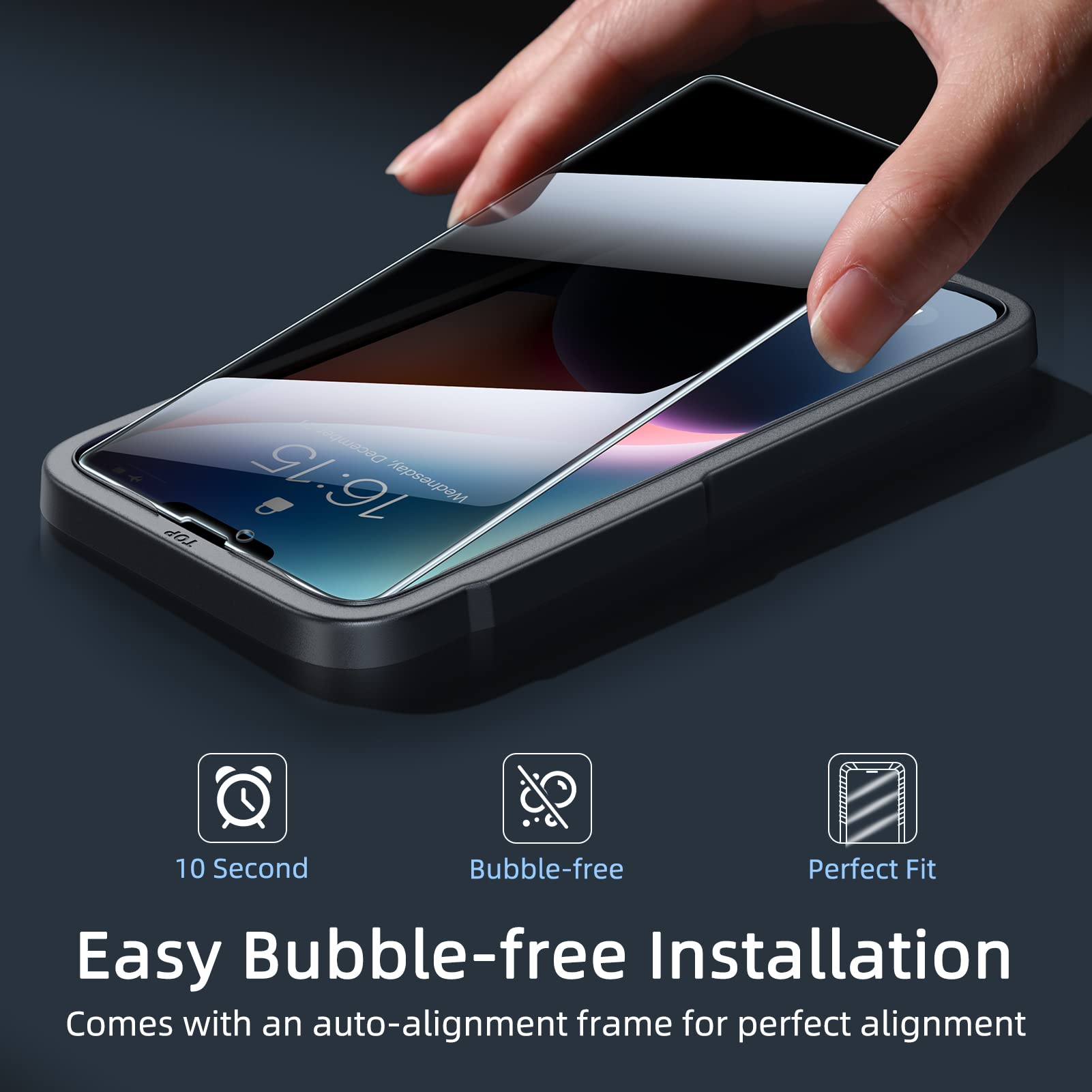 Ruwa Guard: Privacy Screen Protector for iPhone 13/14 - Small Enterprise
