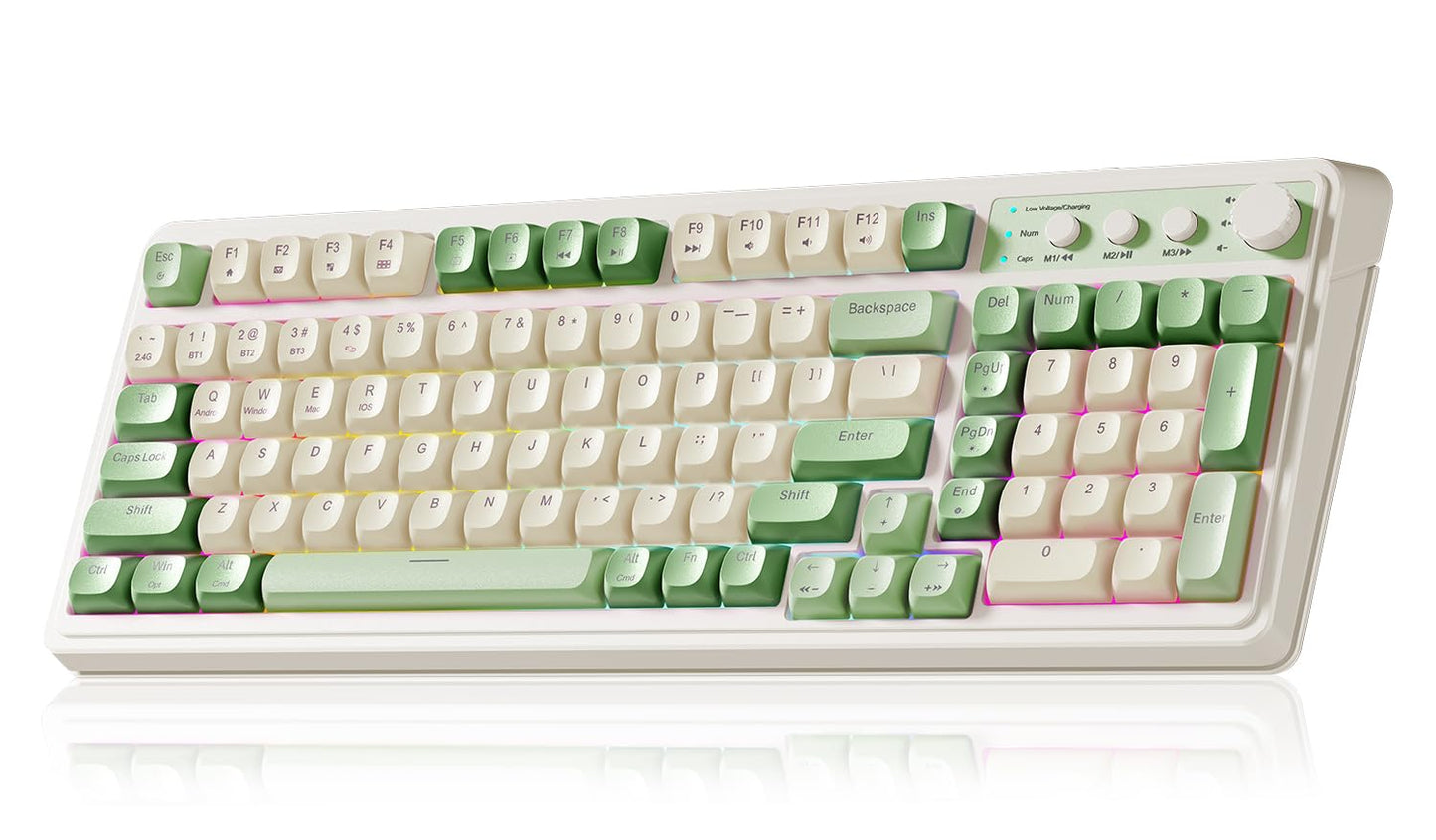 GreenWave S99 RGB Tri-Mode Gaming Keyboard