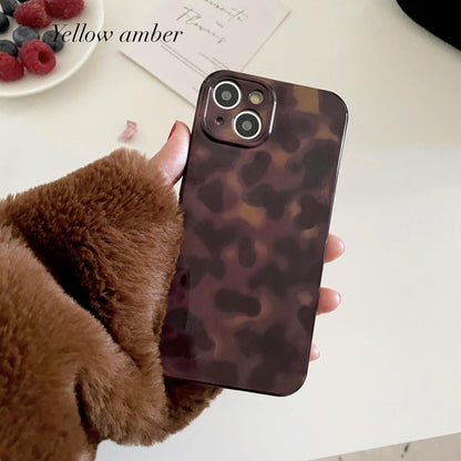 Cute Phone Case for iPhone 15 Pro Case Cheetah Leopard Print
