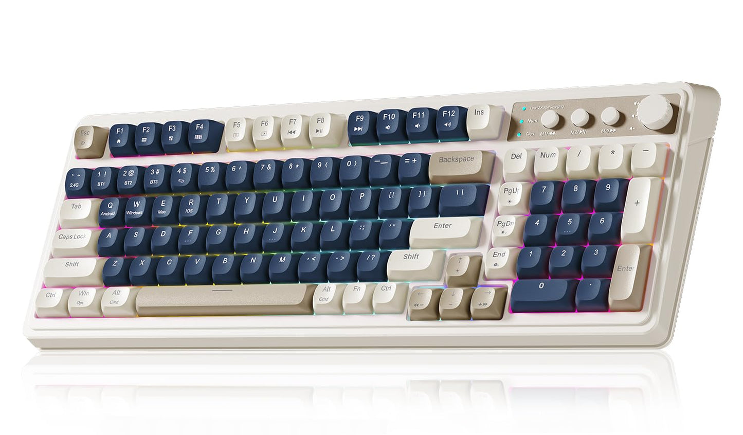 GreenWave S99 RGB Tri-Mode Gaming Keyboard