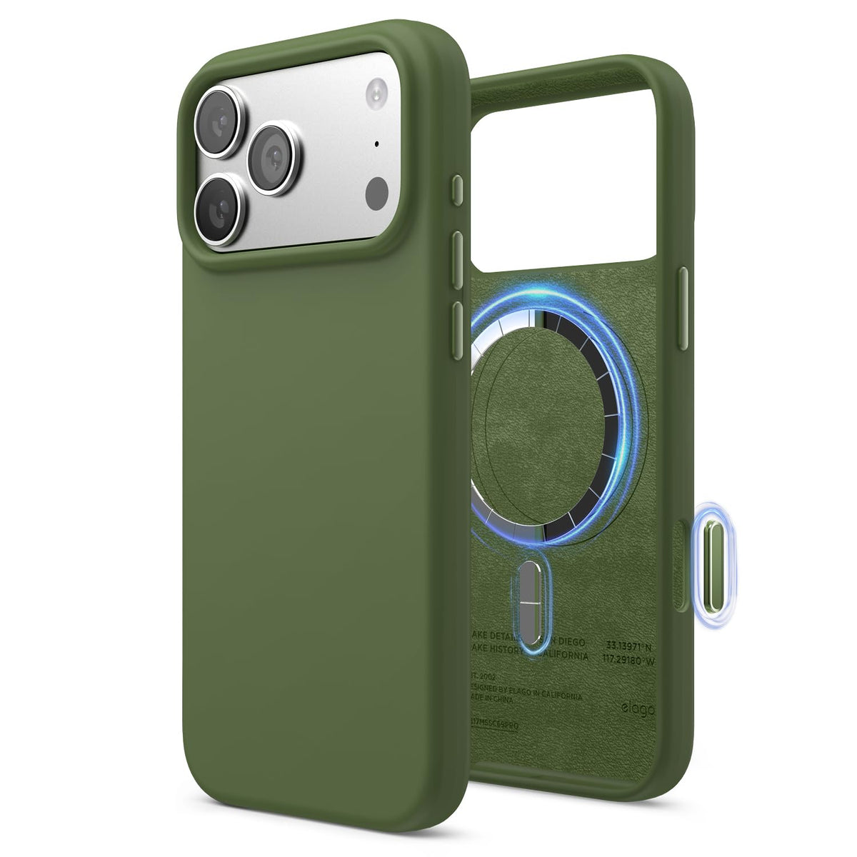 elago Premium Magnetic Silicone Case for iPhone Air Stone
