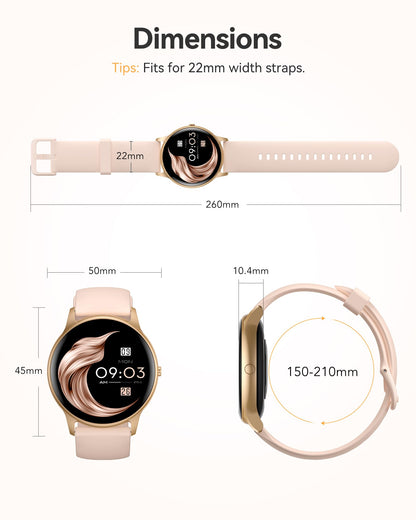 SportyPink Smartwatch - 5ATM, Fitness Tracker, HR Monitor - Small Enterprise