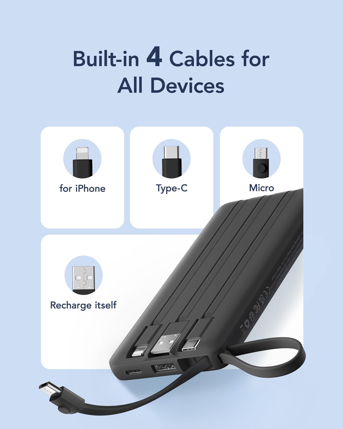 ChargeMate 10000mAh: Portable Power Bank for All Devices - Pink - Small Enterprise