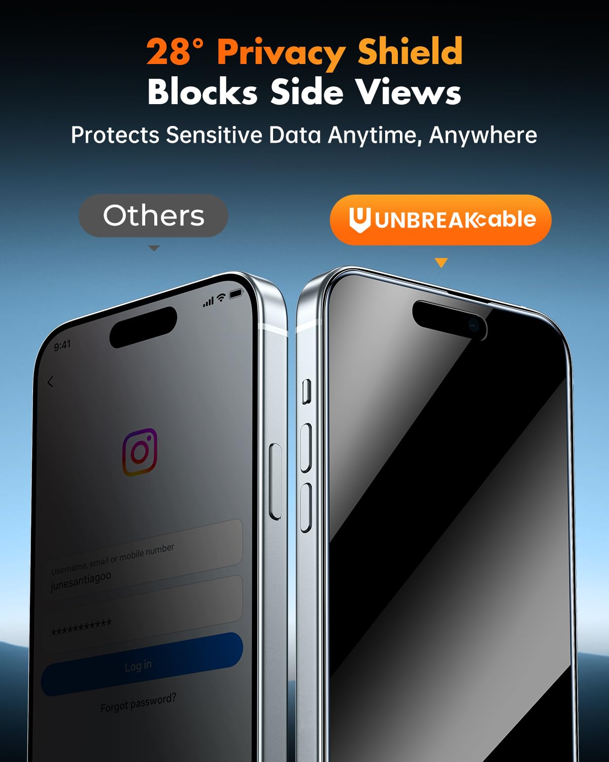 UNBREAKcable iPhone 16 Pro Max Privacy Screen 3 Pack