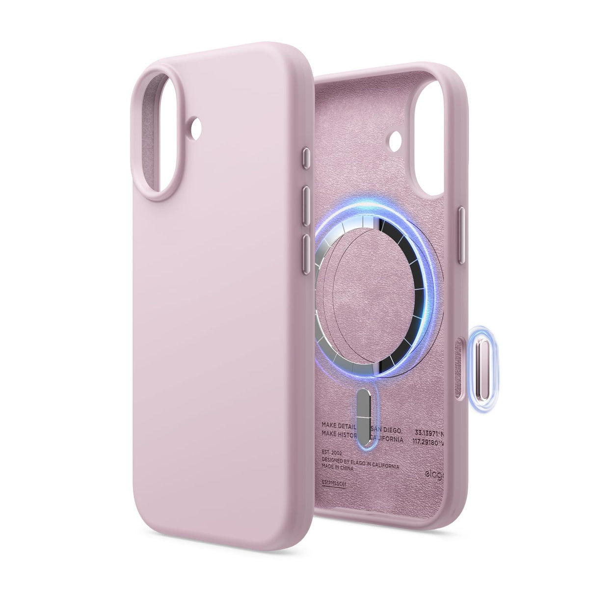 elago Premium Magnetic Silicone Case for iPhone Air Stone