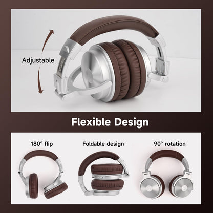 OneOdio ProC: 110Hr Bluetooth Foldable Bass Headset