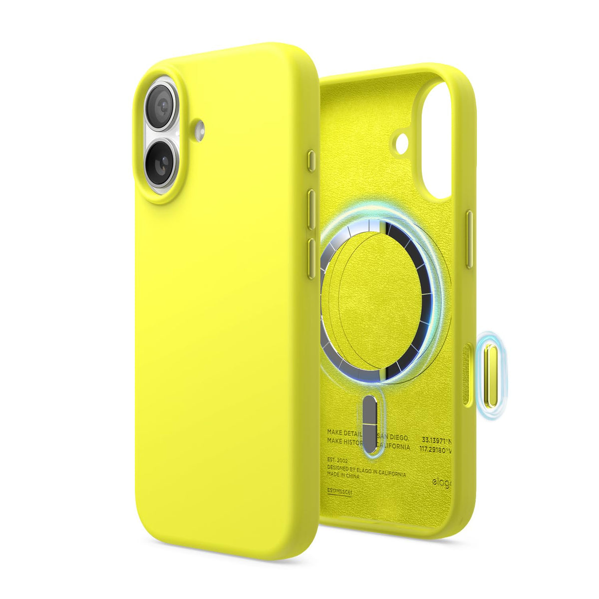 elago Premium Magnetic Silicone Case for iPhone Air Stone