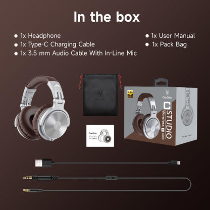 OneOdio ProC: 110Hr Bluetooth Foldable Bass Headset