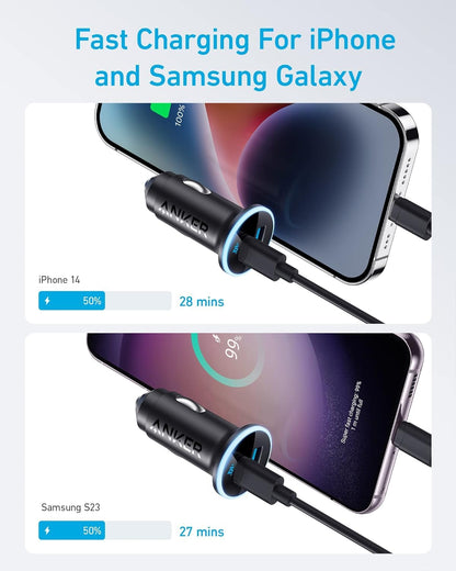 323 USB-C 52.5W Fast Car Charger Adapter