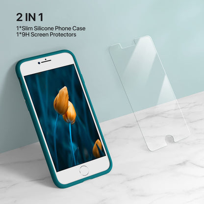 Miracase Capri Blue Slim Shockproof iPhone Case