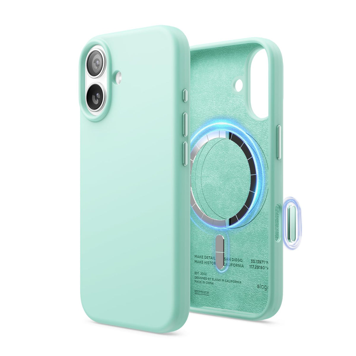 elago Premium Magnetic Silicone Case for iPhone Air Stone