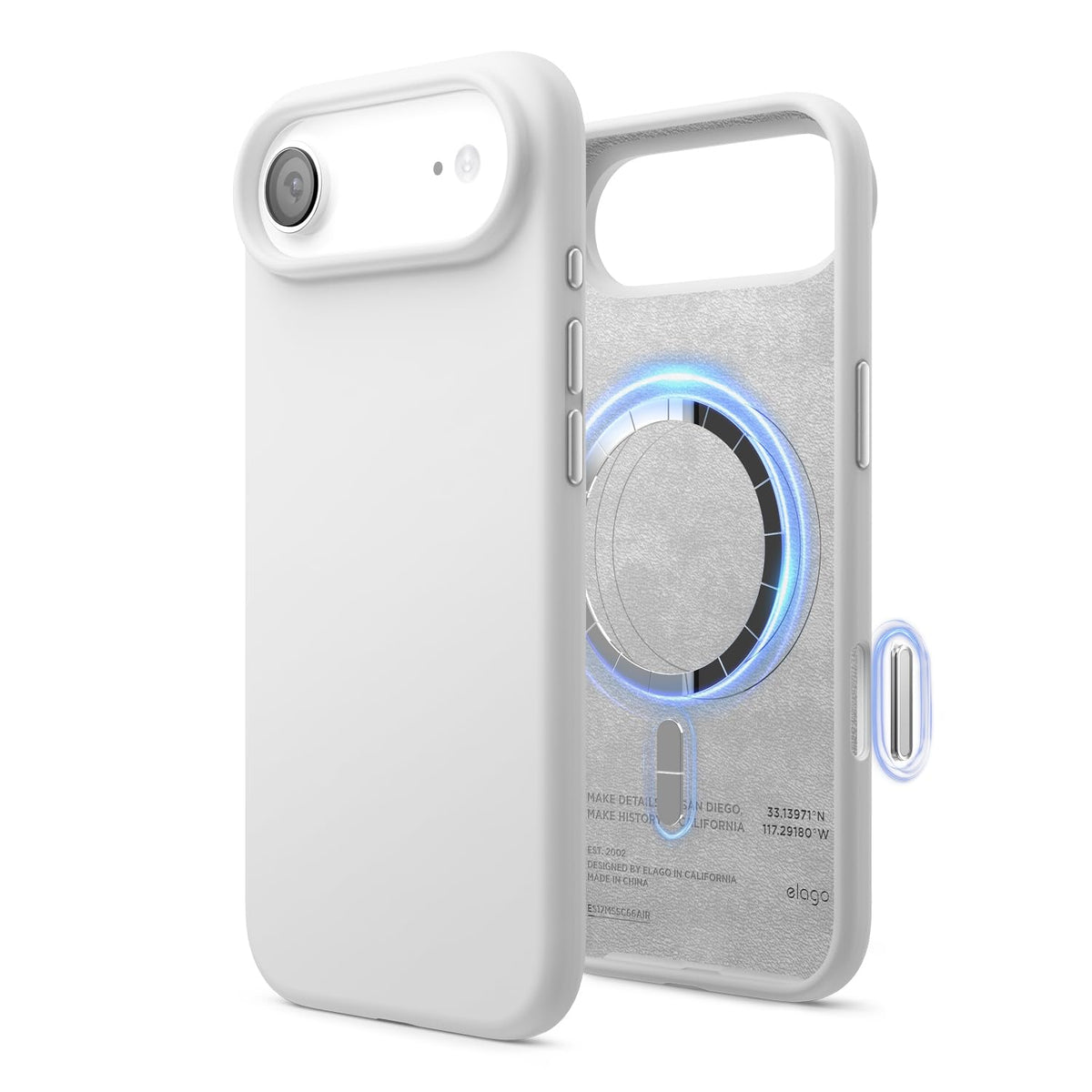 elago Premium Magnetic Silicone Case for iPhone Air Stone