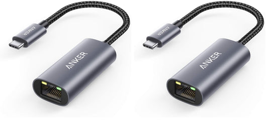Anker USB C to Ethernet Adapter, Portable USB C Type-C 1-Gigabit Network Hub, 10/100/1000 Mbps,Network Adapter for MacBook Pro, iPad Pro 2019/2018, ChromeBook, XPS, Galaxy S9/S8, and More