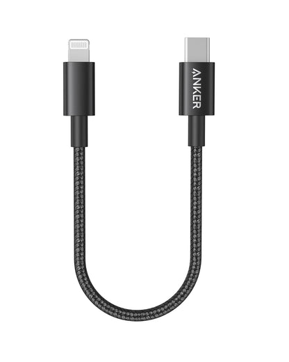 Anker SwiftCharge Nylon USB-C to Lightning Cord 3.3ft