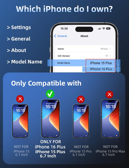 ruwa Privacy Screen Protector for iPhone 13/13 Pro/14/16e [2-Pack][6.1 Inch] Display Tempered Glass Film with Easy Installation Frame, Ultra HD, 9H Hardness, Scratch Resistant, Case Friendly