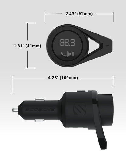 Scosche DriveConnect: Bluetooth FM & Dual USB Charger