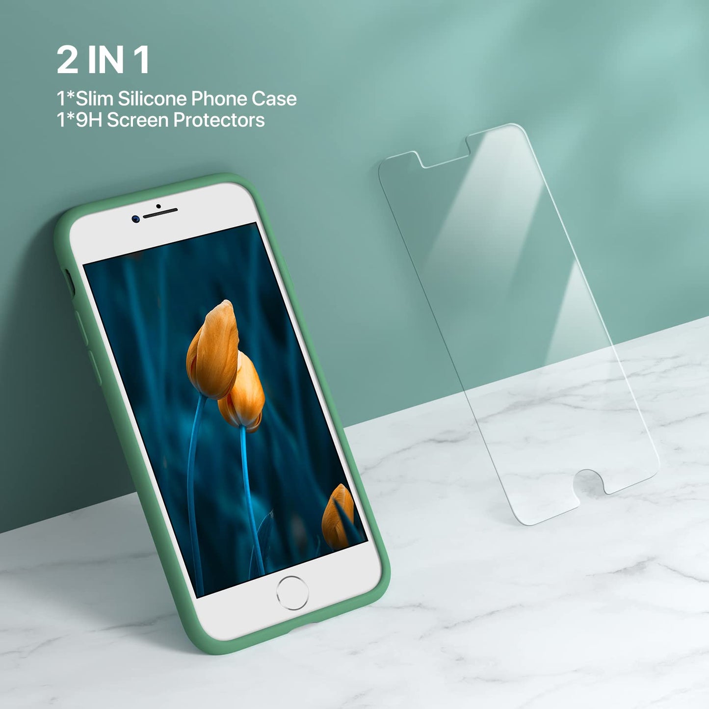 Miracase Capri Blue Slim Shockproof iPhone Case