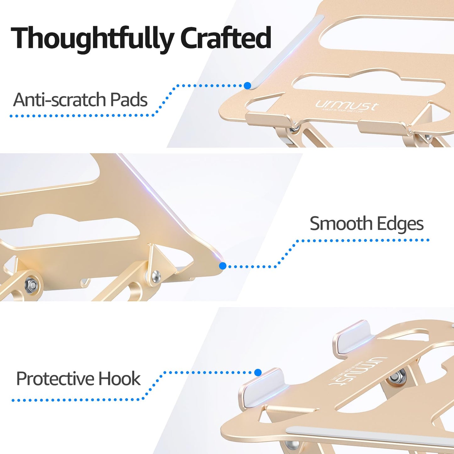 FlexLift: Adjustable Laptop Riser for All Models