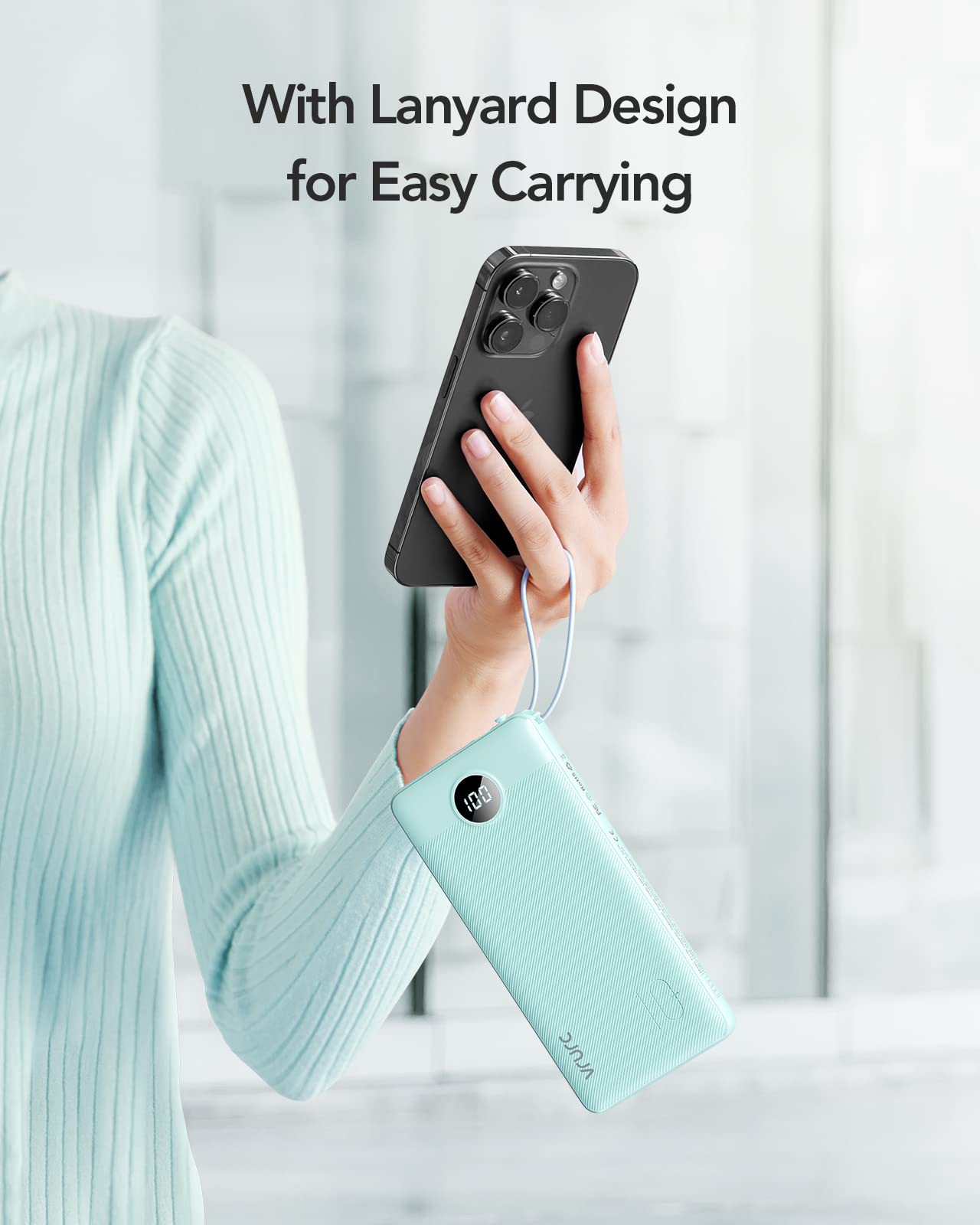 ChargeMate 10000mAh: Portable Power Bank for All Devices - Pink - Small Enterprise