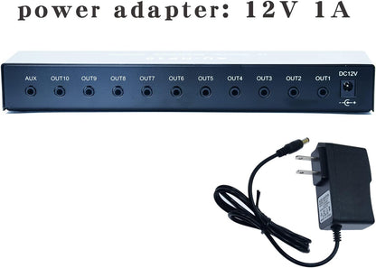 SoundHub Pro: 10-Channel Headphone Amplifier