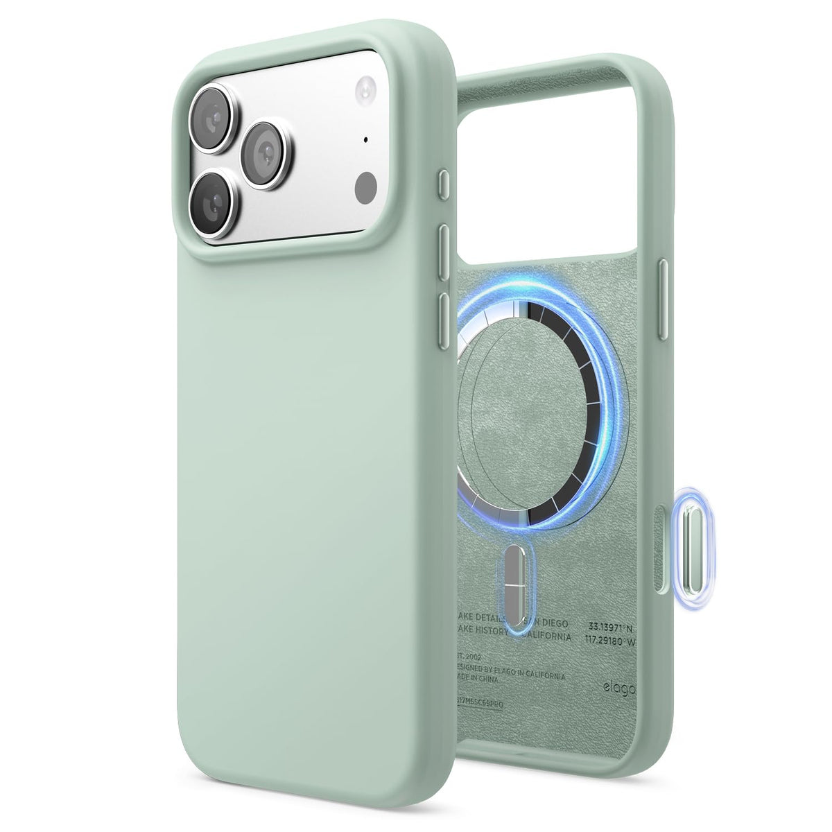 elago Premium Magnetic Silicone Case for iPhone Air Stone