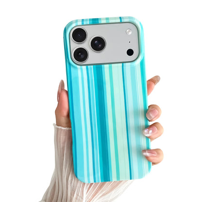 Yeddabox for iPhone 17 Pro Max Case Cute Striped Phone Case Soft TPU Slim Shockproof Phone Cover for Women Girls, Pink