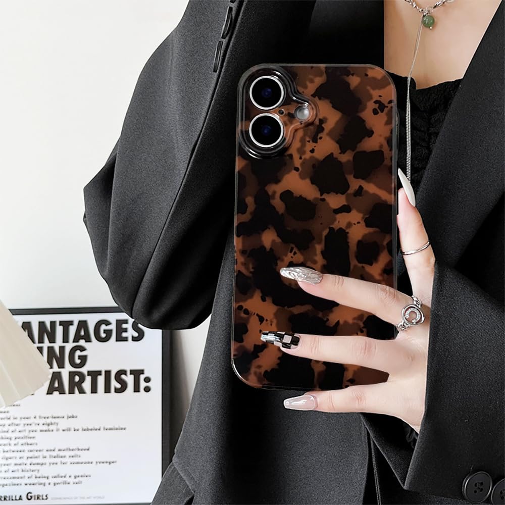 Cute Phone Case for iPhone 15 Pro Case Cheetah Leopard Print