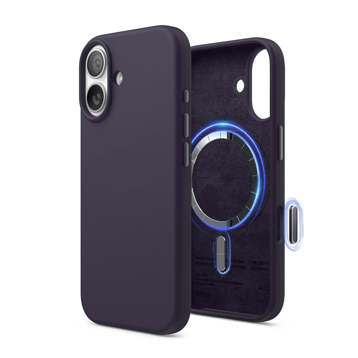 elago Premium Magnetic Silicone Case for iPhone Air Stone