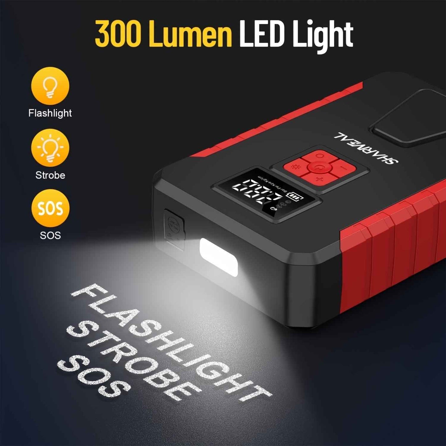 Portable Car Jump Starter & Air Compressor