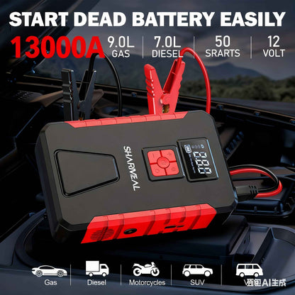 Portable Car Jump Starter & Air Compressor