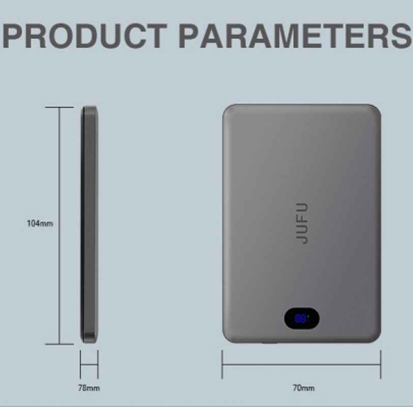 Magnetic Wireless Power Bank for Travel & Office