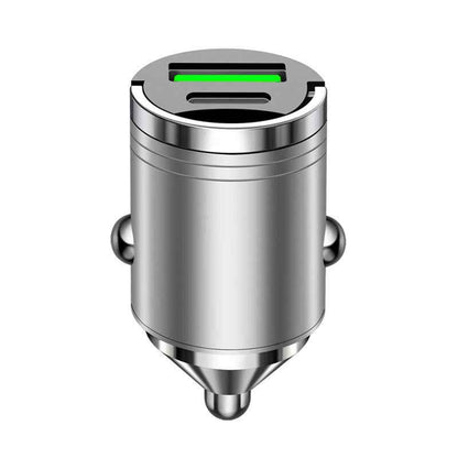 Hidden Pull Ring Car Charger Adapter