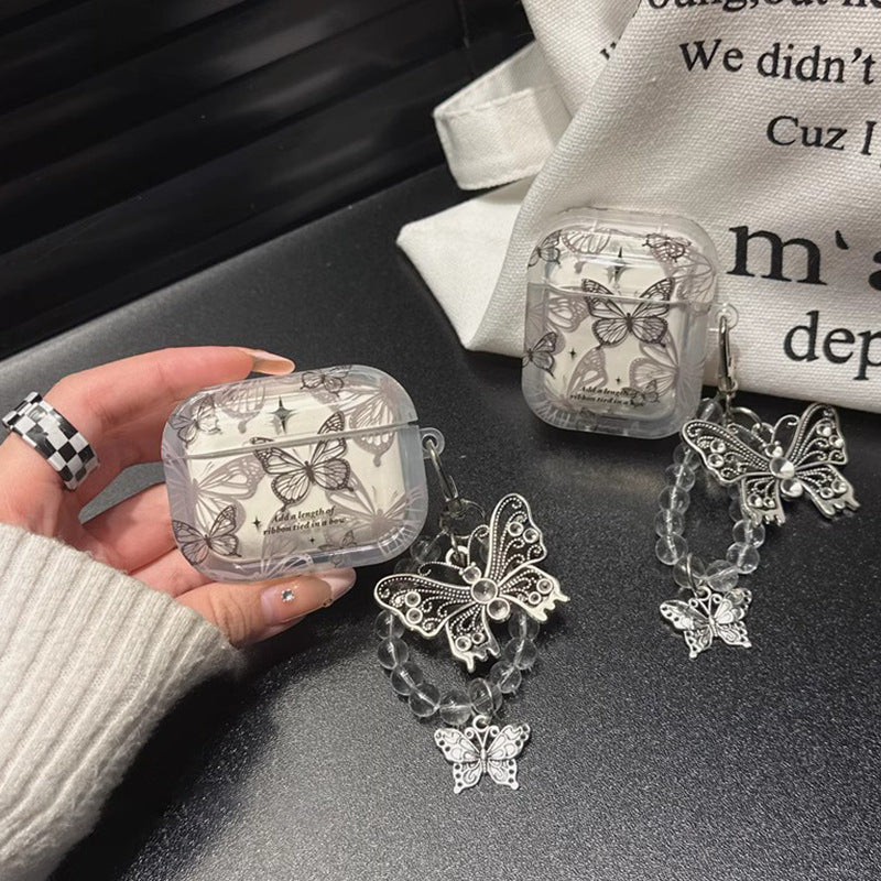 Advanced Butterfly Protective Cover Three Generations Wireless Bluetooth Earbuds Case