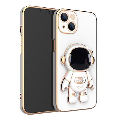 3D Astronaut Phone Case Anti-Drop Electroplating Bracket - Small Enterprise
