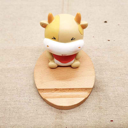 Creative Coin Beech Wood Lazy Phone Holder