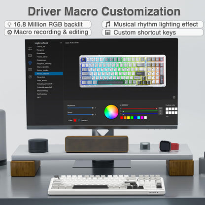 AULA F99 Tri-Mode RGB Wireless Mechanical Keyboard