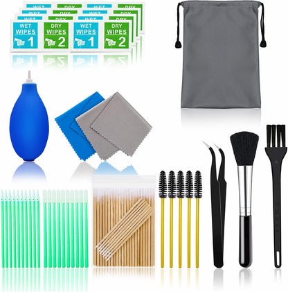 Cell Phone Cleaning Kit, Speaker Cleaner for iPhone, Charging Port Cleaning Tool, Electronic Cleaning kit, Compatible with Airpods Earbuds Camera USB C Lightning Port ipad (20-in-1)