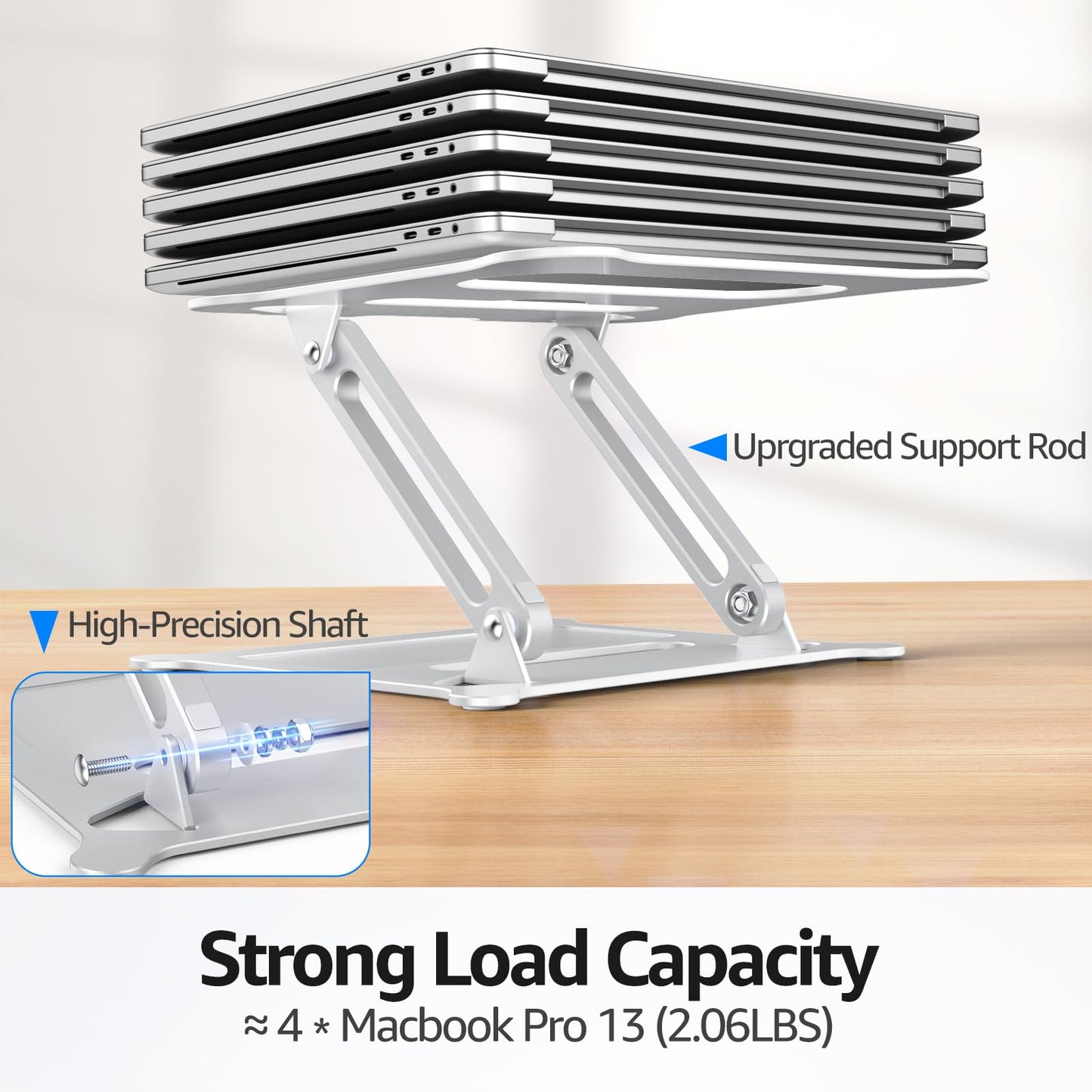 FlexLift: Adjustable Laptop Riser for All Models
