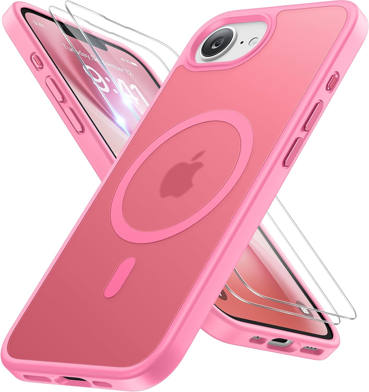 Miracase Magnetic iPhone 14 Case with Protectors