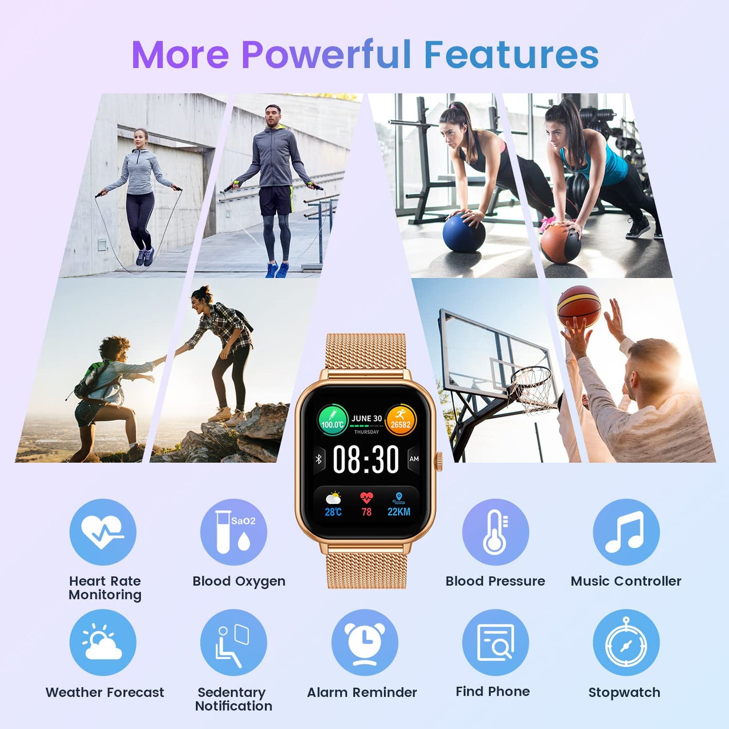 FitGoddess Smartwatch: Health & Fitness Tracker - Small Enterprise