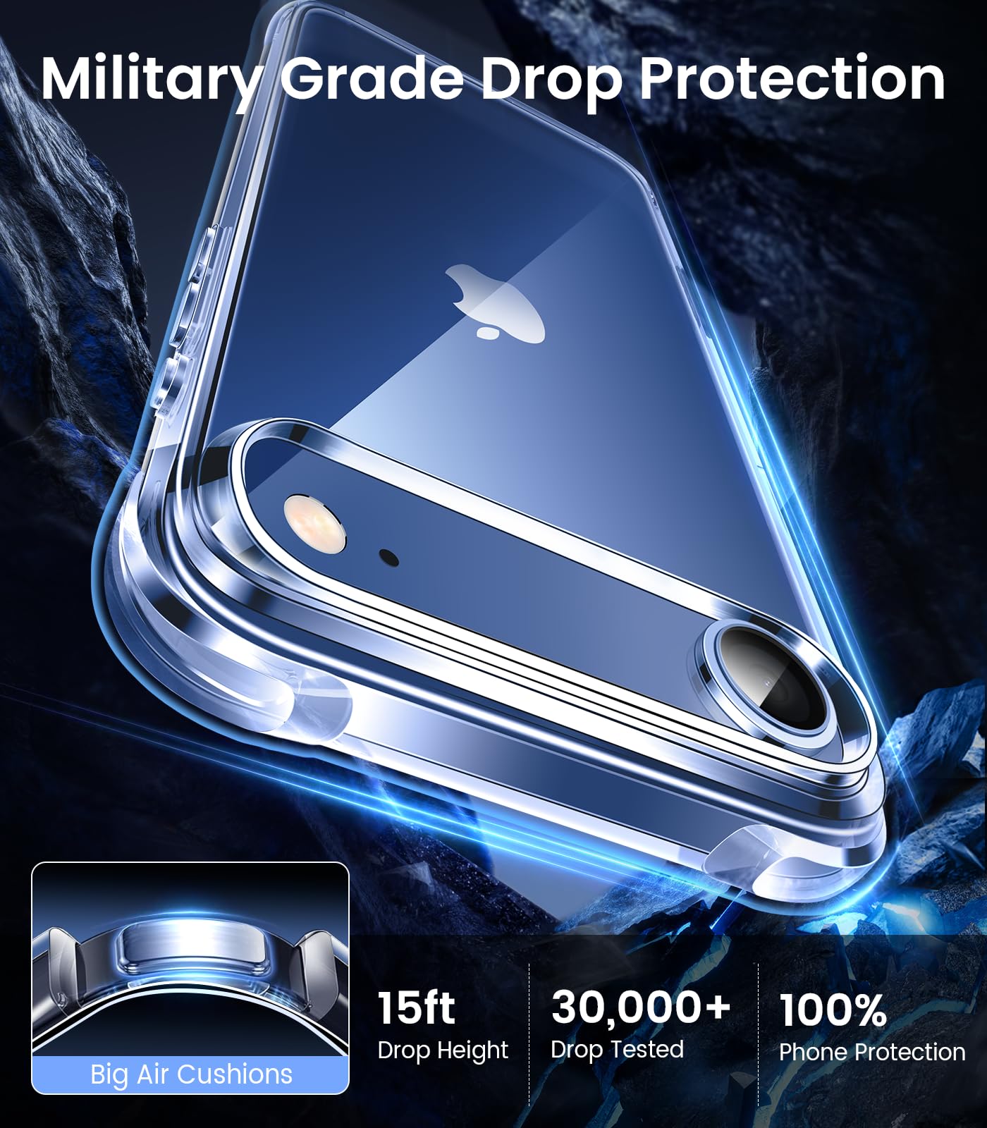 CrystalGuard i16: Clear, Tough, Anti-Yellowing Case