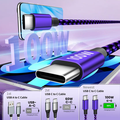 100W USB C 3-in-1 Charging Cable - Small Enterprise