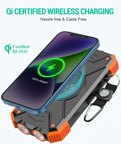 BLAVOR SolarPower 10K: Fast Portable Charger & Light - Small Enterprise