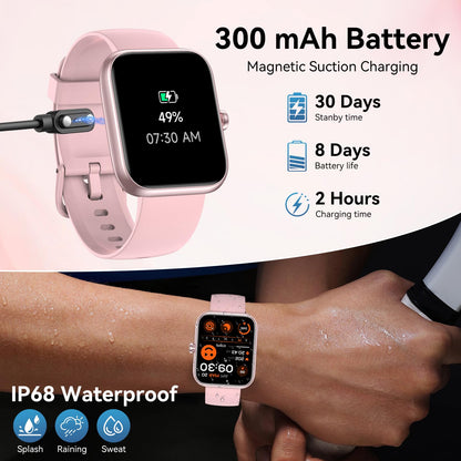 FitSmart Alexa Watch: HD Touchscreen & Health Tracker - Small Enterprise