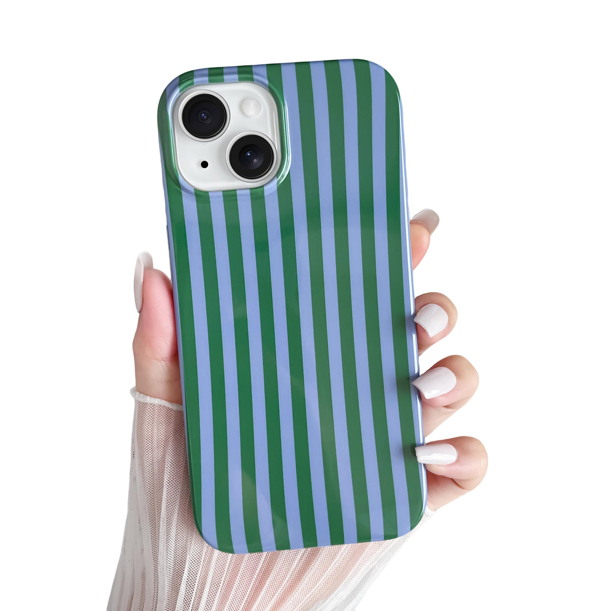 Yeddabox for iPhone 17 Pro Max Case Cute Striped Phone Case Soft TPU Slim Shockproof Phone Cover for Women Girls, Pink