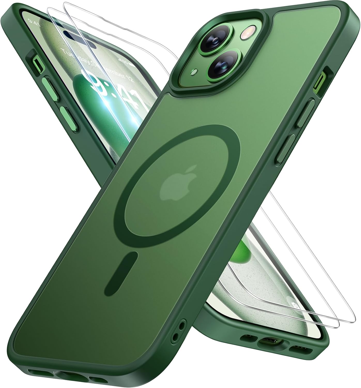 Miracase Magnetic iPhone 14 Case with Protectors