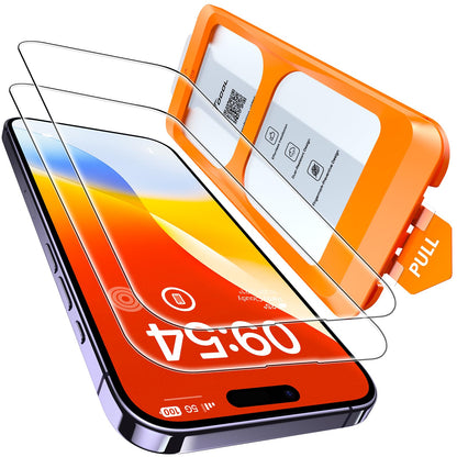 TOCOL Privacy Shield 9H Glass for iPhone 15 - 2 Pack - Small Enterprise