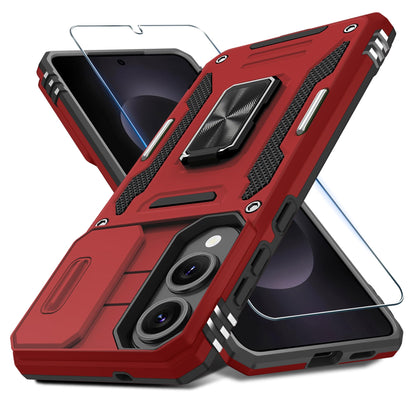 ###DEERLAMN Galaxy A17 Case with Slide Cover-Black